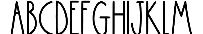 FARMHOUSE BOLD Font LOWERCASE