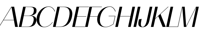 FASCINA Book Italic Font UPPERCASE