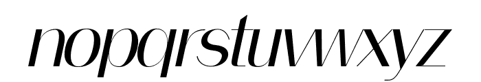 FASCINA Book Italic Font LOWERCASE
