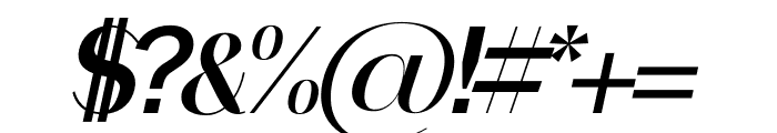 FASCINA Italic Font OTHER CHARS