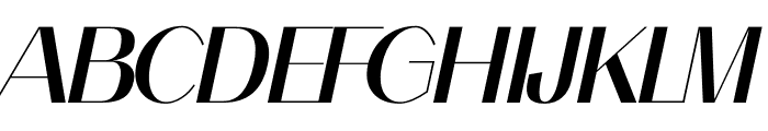 FASCINA Italic Font UPPERCASE