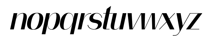 FASCINA Italic Font LOWERCASE