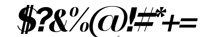 FASCINA Semi-bold Italic Font OTHER CHARS