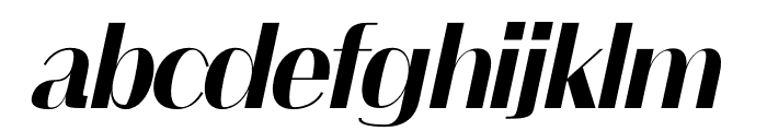 FASCINA Semi-bold Italic Font LOWERCASE