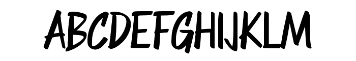 FAST KICK Font UPPERCASE