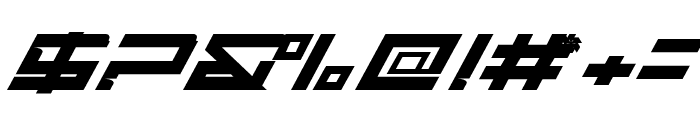 FAST RACER Font OTHER CHARS
