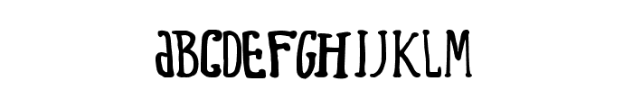 FAVOR-Regular Font LOWERCASE