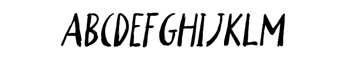 FCK Trasher Italic Font LOWERCASE