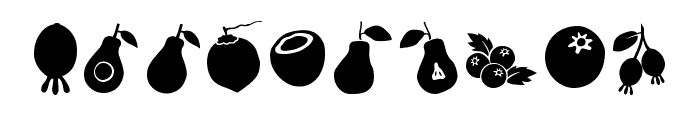FE Fruits Font OTHER CHARS