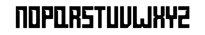 FEATURISTIC Font LOWERCASE