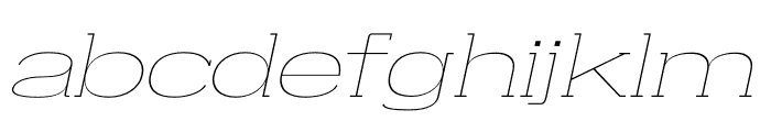 FELIX ITALIC Font LOWERCASE