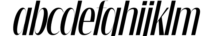 FENIER Italic Font LOWERCASE
