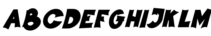 FERGAS Italic Font UPPERCASE