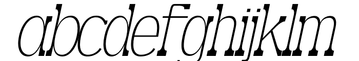 FEXIRE Italic Font LOWERCASE