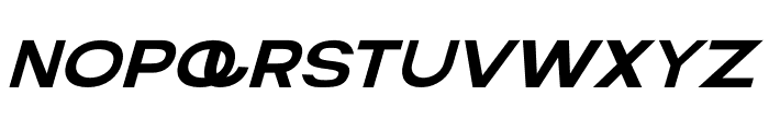 FF PQR Italic Font UPPERCASE