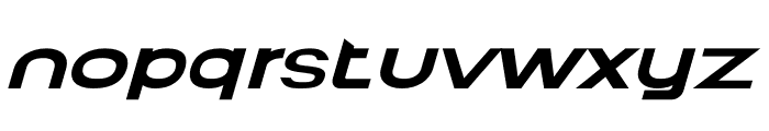 FF PQR Italic Font LOWERCASE