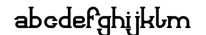 FICTION Bold Font LOWERCASE