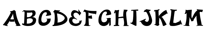FIGHT-B Font UPPERCASE