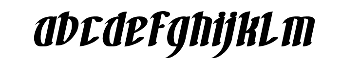 FILLET O FISH Bold Italic Font LOWERCASE