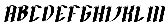 FILLET O FISH Italic Font UPPERCASE