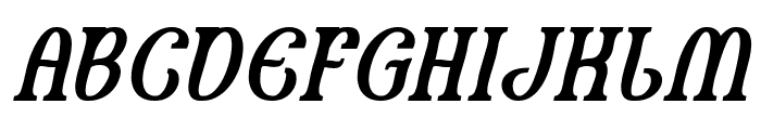 FISHERMAN Bold Italic Font UPPERCASE