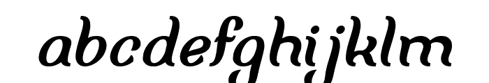 FISHERMAN Bold Italic Font LOWERCASE
