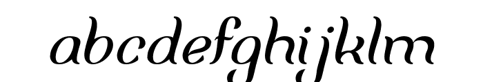 FISHERMAN Italic Font LOWERCASE