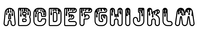 FLDrip Font LOWERCASE