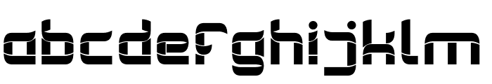 FLOATING ON SPACE Bold Font LOWERCASE