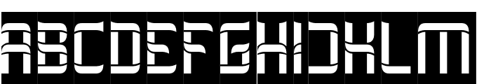 FLOATING ON SPACE-Inverse Font UPPERCASE