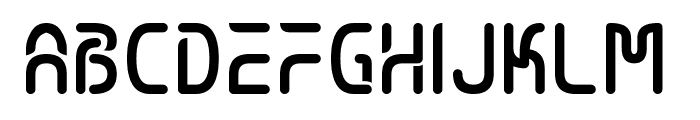 FLOWING AIR-Light Font UPPERCASE