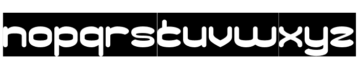 FLOWING THOUGHT-Inverse Font LOWERCASE