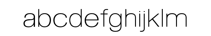 FLURO Light Font LOWERCASE