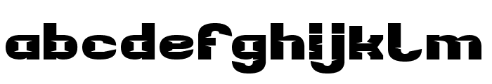 FLYING SAUCER Bold Font LOWERCASE