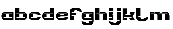FLYING SAUCER Font LOWERCASE