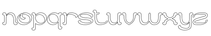 FOLK MUSIC-Hollow Font LOWERCASE