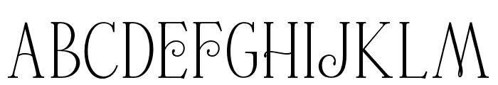FONCYSERIF Font UPPERCASE