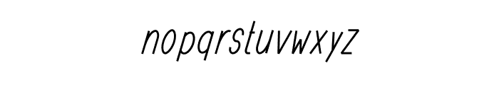 FONT 19GR Font LOWERCASE