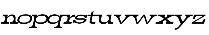 FOREWAY Italic Font LOWERCASE