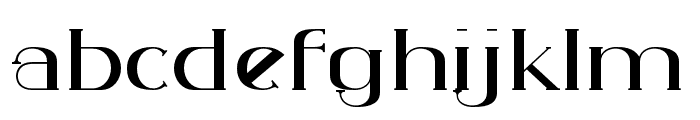 FORK AND PLATE2 Regular Font LOWERCASE