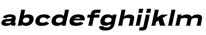 FORNIX Italic Font LOWERCASE