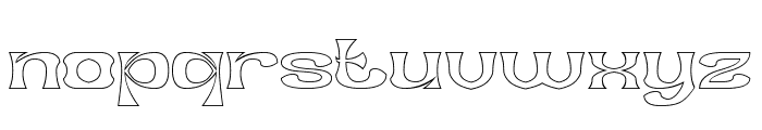 FORTUNE MAKER-Hollow Font LOWERCASE