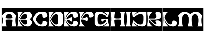 FORTUNE MAKER-Inverse Font UPPERCASE