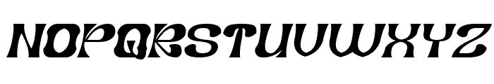 FORTUNE MAKER Italic Font UPPERCASE