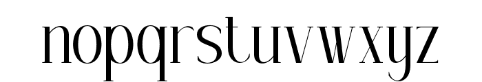 FOSTHER-Regular Font LOWERCASE