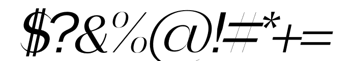 FOWLA Italic Font OTHER CHARS