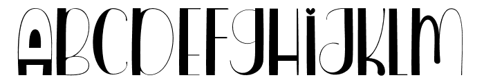 FOXIE NIPPY Regular Font LOWERCASE
