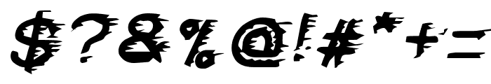 FREEZER Italic Font OTHER CHARS