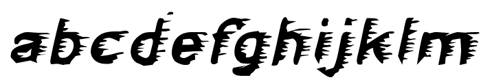 FREEZER Italic Font LOWERCASE