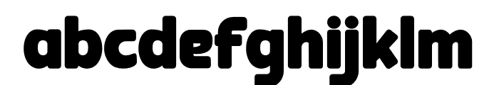 FRIGO Black Font LOWERCASE